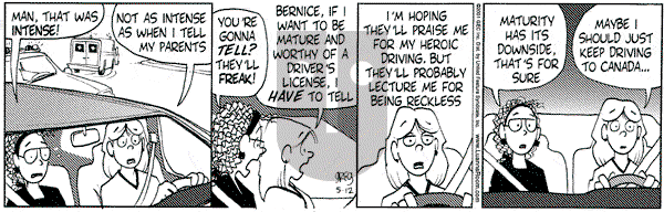 Luann on Saturday May 12, 2001 Comic Strip
