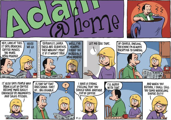 Adam@Home on Sunday April 21, 2013 Comic Strip