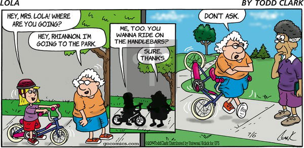 Lola on Sunday July 6, 2014 Comic Strip