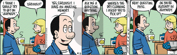 Adam@Home on Wednesday April 2, 2014 Comic Strip