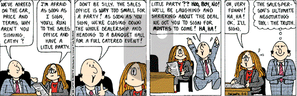 Cathy Classics - Monday August 6, 2012 Comic Strip