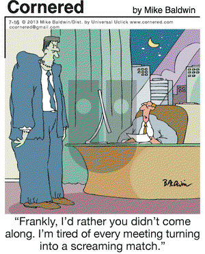 Cornered on Tuesday July 16, 2013 Comic Strip