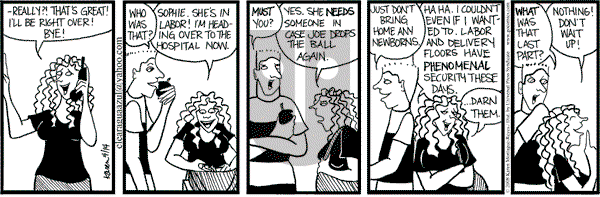 Clear Blue Water on Monday April 14, 2008 Comic Strip