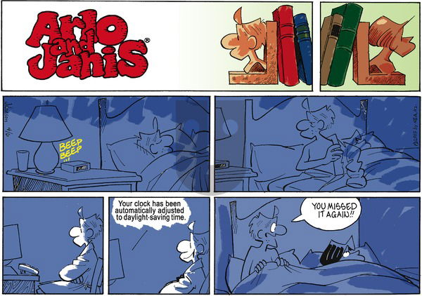 Arlo and Janis on Sunday April 6, 2003 Comic Strip