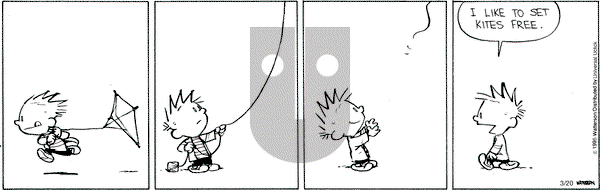 Calvin and Hobbes on Friday March 20, 2015 Comic Strip