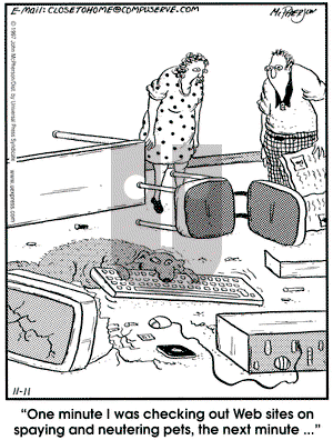 Close to Home on Tuesday November 11, 1997 Comic Strip