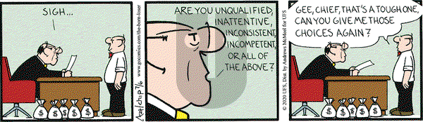 The Born Loser on Monday July 6, 2020 Comic Strip
