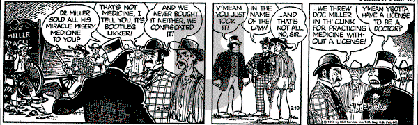 Alley Oop on Friday February 10, 1956 Comic Strip