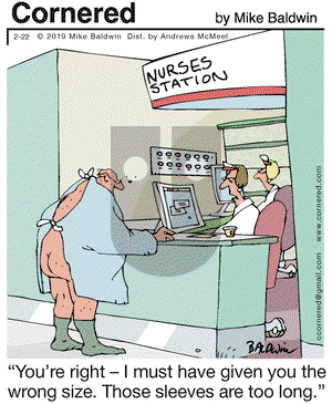 Cornered on Friday February 22, 2019 Comic Strip