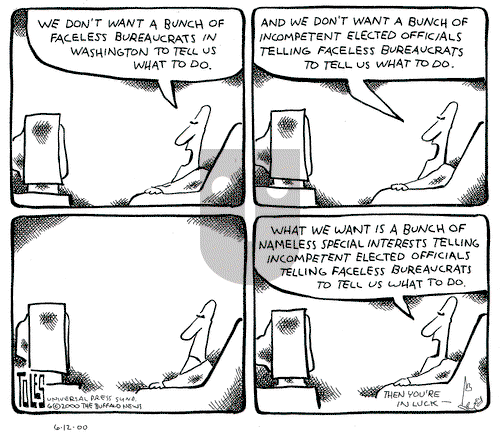 Tom Toles on Monday June 12, 2000 Comic Strip