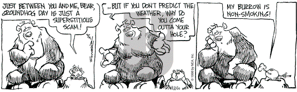 The Grizzwells on Wednesday February 4, 1998 Comic Strip