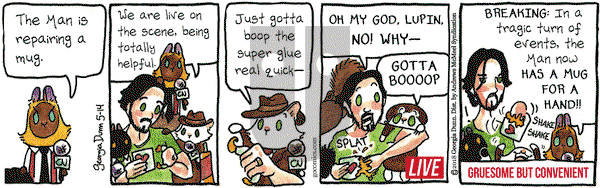 Breaking Cat News on Monday May 14, 2018 Comic Strip