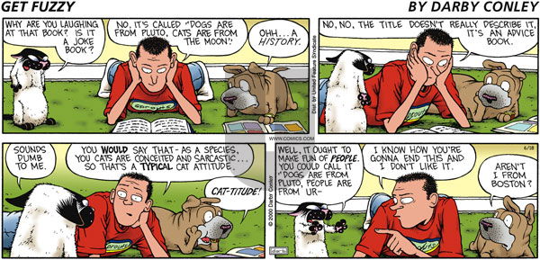 Get Fuzzy on Sunday June 18, 2000 Comic Strip