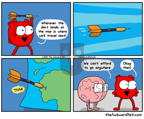 The Awkward Yeti on Monday March 9, 2020 Comic Strip