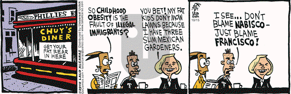 La Cucaracha on Friday October 15, 2010 Comic Strip