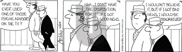 The Born Loser on Tuesday April 24, 2001 Comic Strip