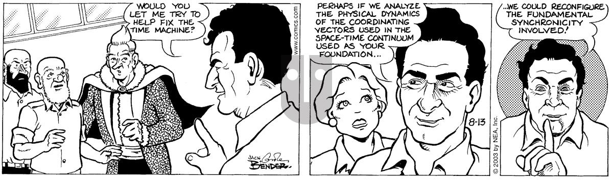 Alley Oop - Wednesday August 13, 2003 Comic Strip