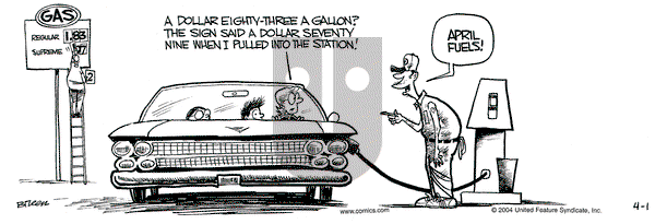 Grand Avenue on Thursday April 1, 2004 Comic Strip