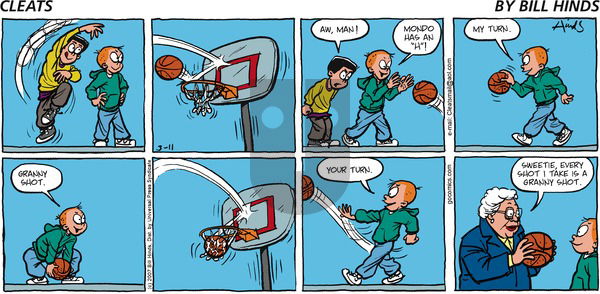 Cleats on Sunday March 11, 2007 Comic Strip