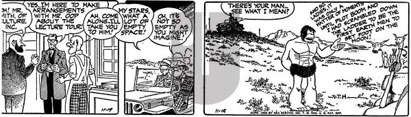Alley Oop on Saturday November 19, 1949 Comic Strip