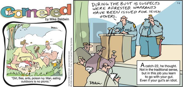 Cornered on Sunday July 2, 2006 Comic Strip