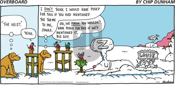 Overboard on Sunday March 14, 2021 Comic Strip