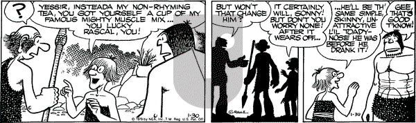 Alley Oop on Tuesday January 30, 1979 Comic Strip
