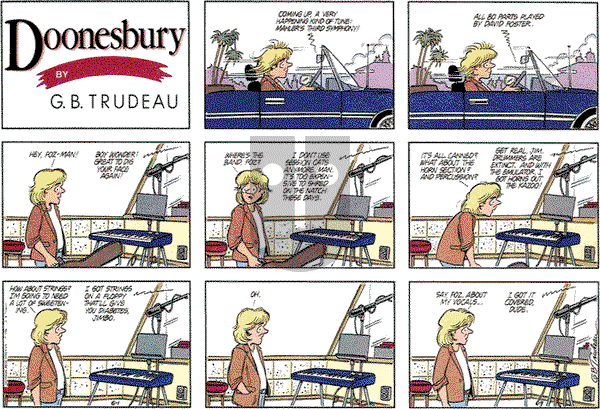 Doonesbury - Sunday June 1, 1986 Comic Strip