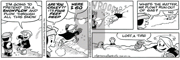 Nancy on Friday February 24, 2006 Comic Strip