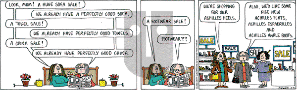 Cathy Classics on Saturday February 16, 2008 Comic Strip