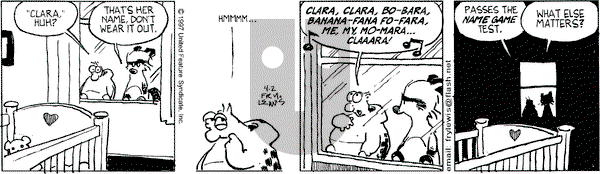 Over the Hedge on Wednesday April 2, 1997 Comic Strip
