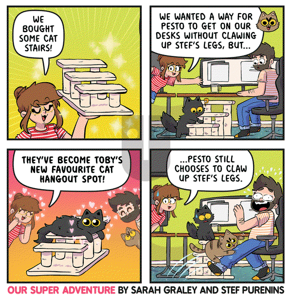 Our Super Adventure on Monday February 10, 2025 Comic Strip