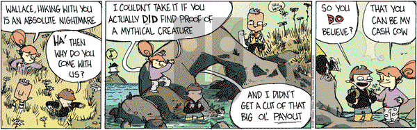 Wallace the Brave on Thursday April 1, 2021 Comic Strip