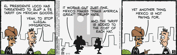 La Cucaracha on Monday June 10, 2019 Comic Strip