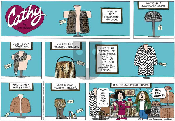 Cathy Classics on Sunday November 5, 2000 Comic Strip