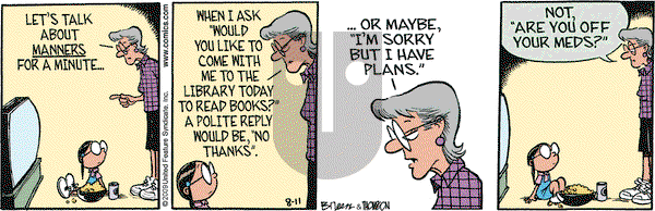 Grand Avenue on Tuesday August 11, 2009 Comic Strip