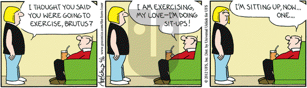 The Born Loser on Wednesday June 6, 2012 Comic Strip
