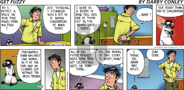 Get Fuzzy on Sunday October 12, 2025 Comic Strip