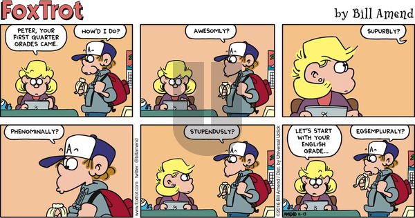 FoxTrot on Sunday November 13, 2016 Comic Strip