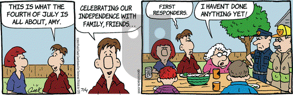 Lola on Saturday July 4, 2015 Comic Strip