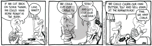 The Buckets on Thursday August 17, 2006 Comic Strip
