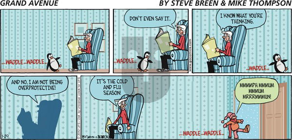 Grand Avenue on Sunday January 29, 2012 Comic Strip