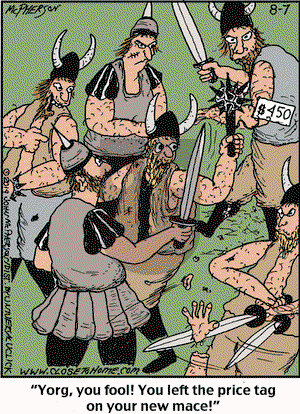 Close to Home on Thursday August 7, 2014 Comic Strip