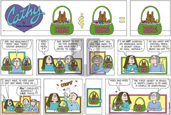 Cathy Classics on Sunday March 27, 2005 Comic Strip