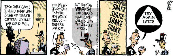 La Cucaracha on Tuesday July 22, 2008 Comic Strip