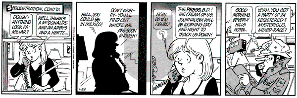 Doonesbury on Tuesday January 24, 1995 Comic Strip