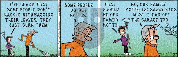 Grand Avenue on Saturday October 26, 2019 Comic Strip