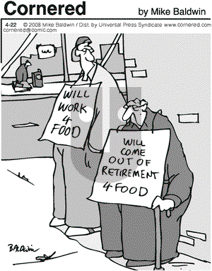 Cornered on Tuesday April 22, 2008 Comic Strip