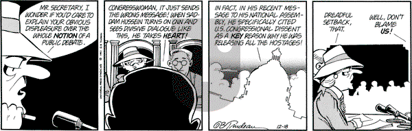 Doonesbury on Tuesday December 18, 1990 Comic Strip
