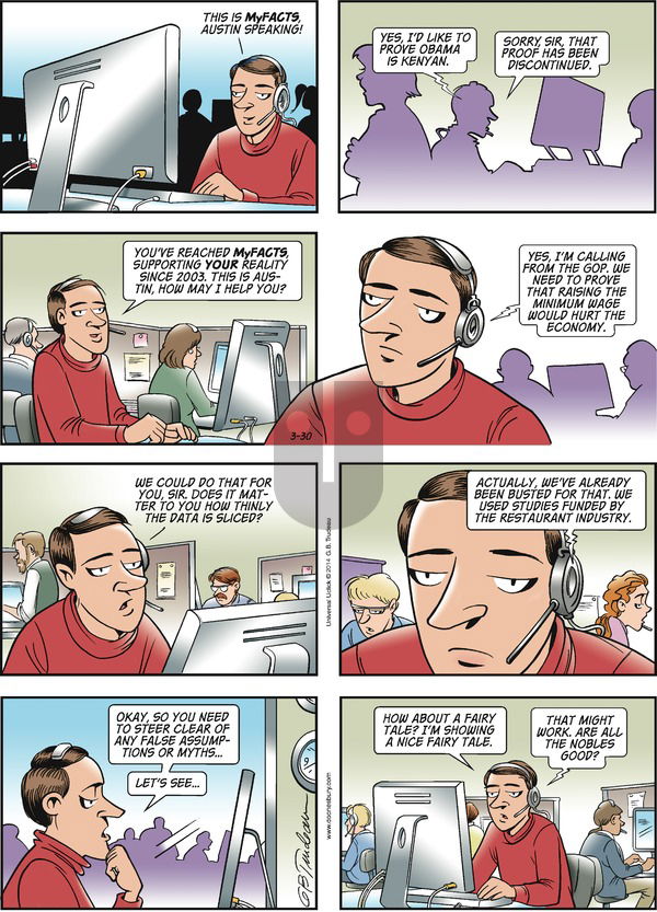 Doonesbury on Sunday March 30, 2014 Comic Strip
